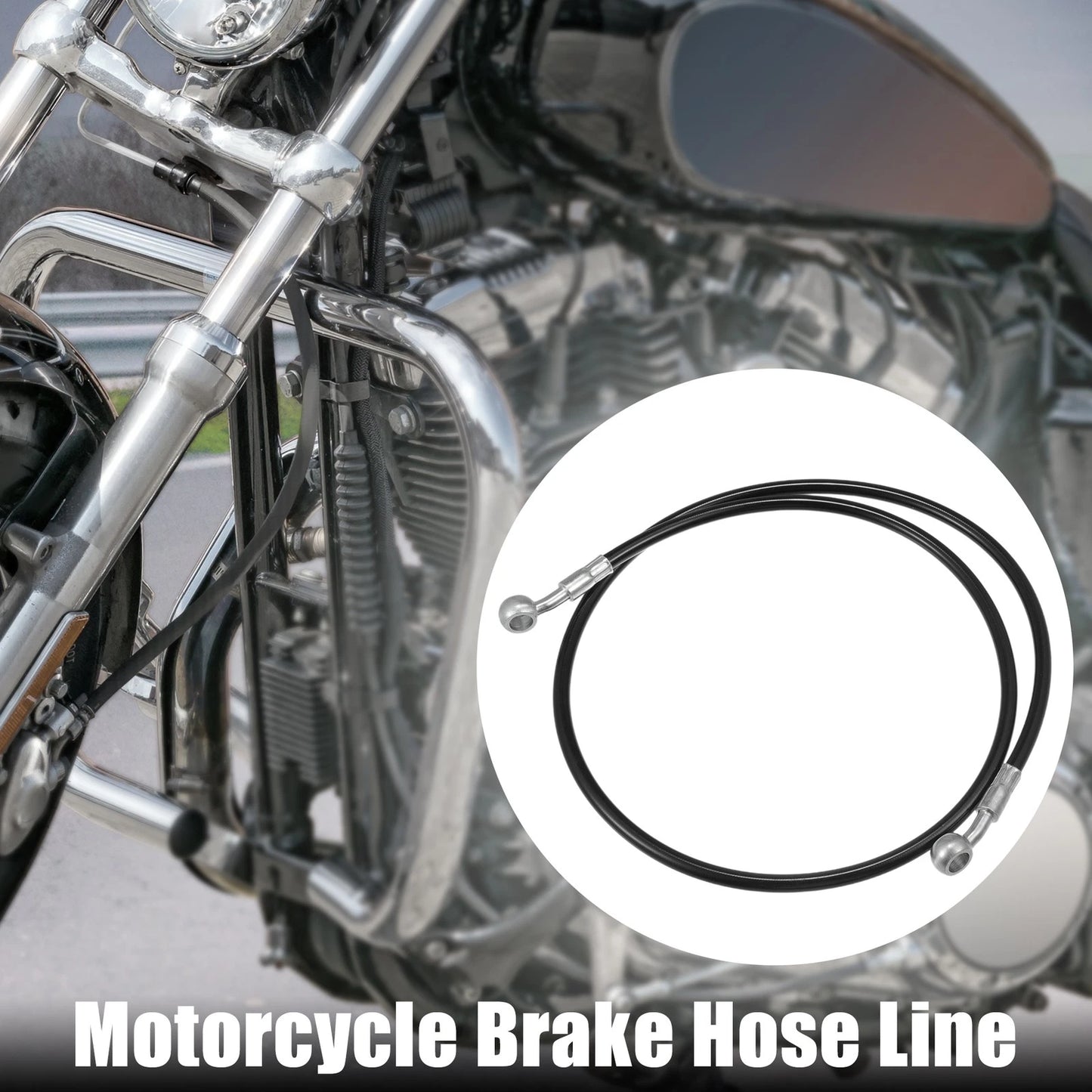 Brake Hose 100cm Motorcycle Hydraulic Brake Line Oil Pipe Bike for Make Model