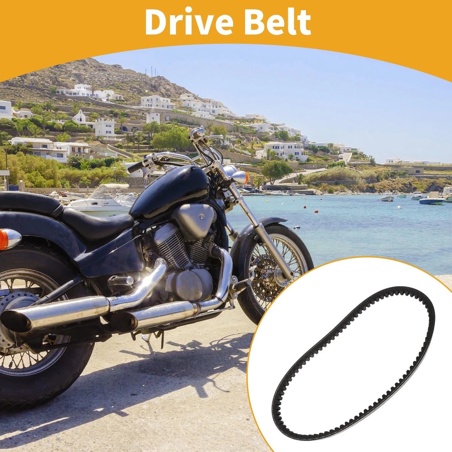 Drive Belt / 2T / V-Belt for Derbi 50 Boulevard (2009–2009)