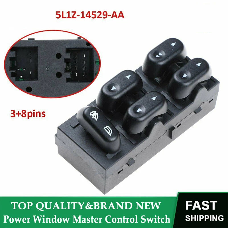Master Power Window Door Switch Left Driver Side for Ford F150 (2004-2008)