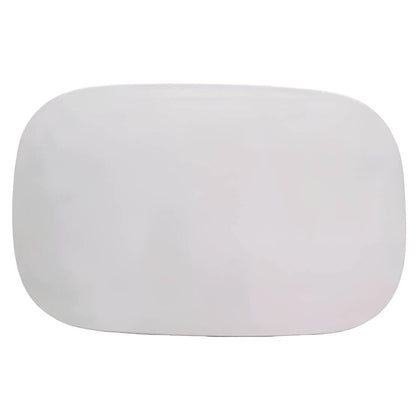 Plastic White Rear Door Fuel Filler Cap Cover for Benz GLC C253 (2015-2023)