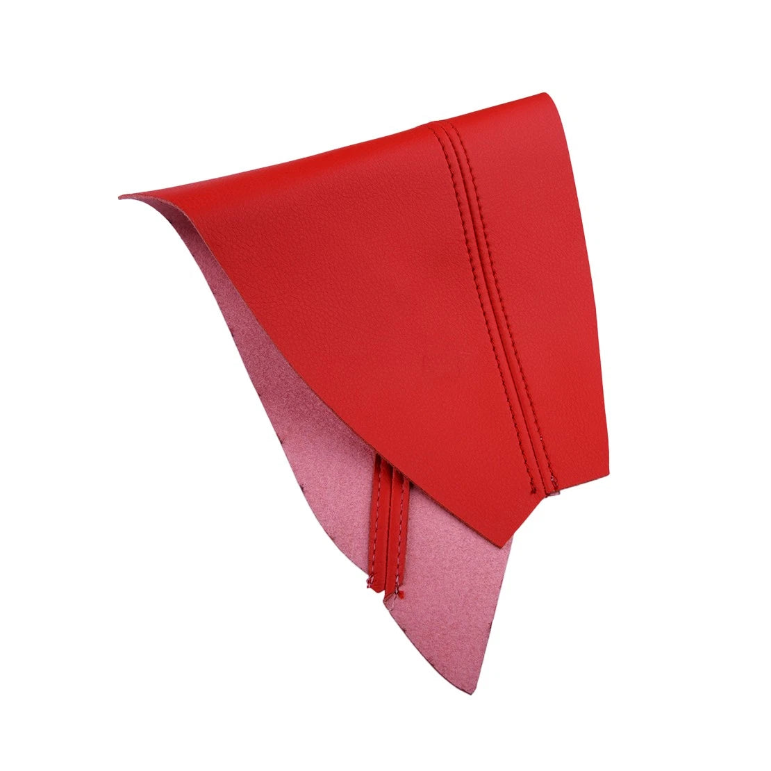 4x Red Leather Door Armrest Trim Covers for Toyota Corolla (2003-2008)