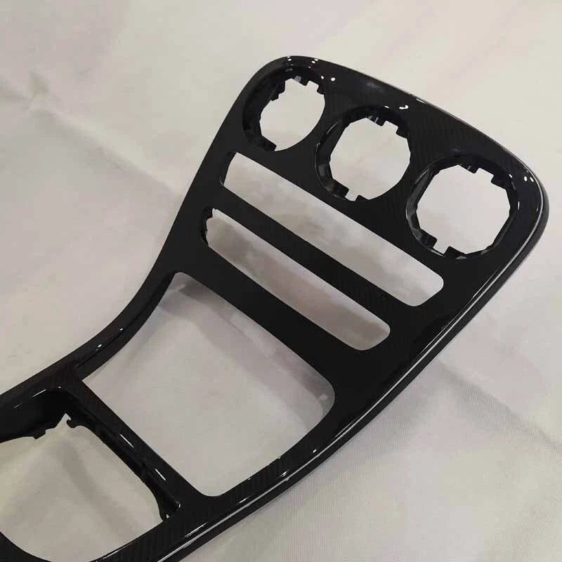 Replace Carbon Fiber Center Console Panel Parts for Benz W205 C300 2019-2020