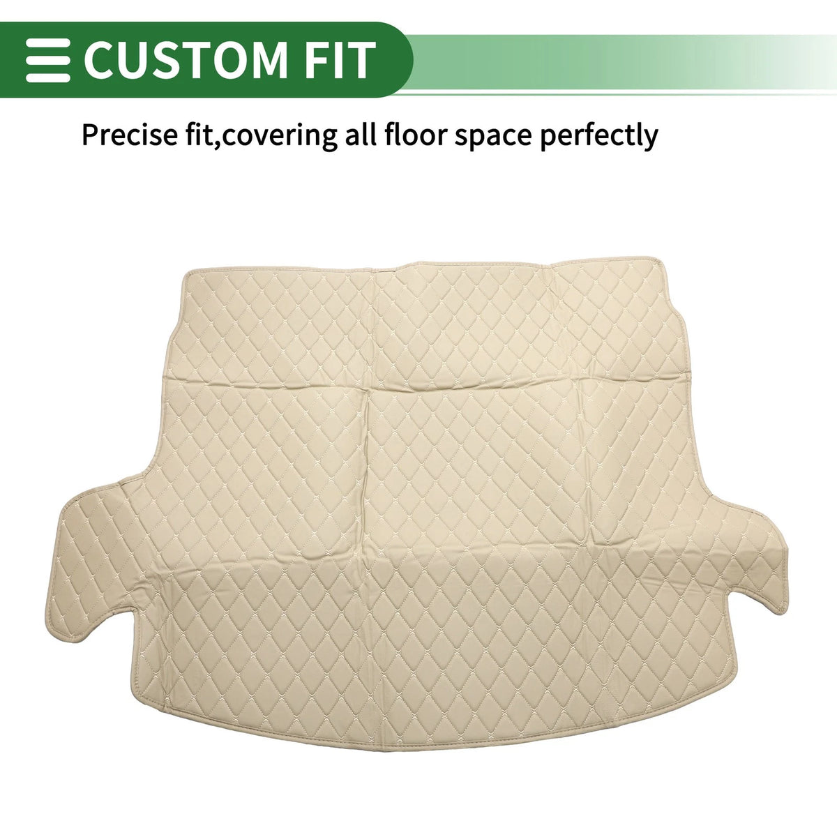 Flat Face Cargo Liner Trunk Mat for Honda CR-V Hybrid (2017-2021) Beige XPE