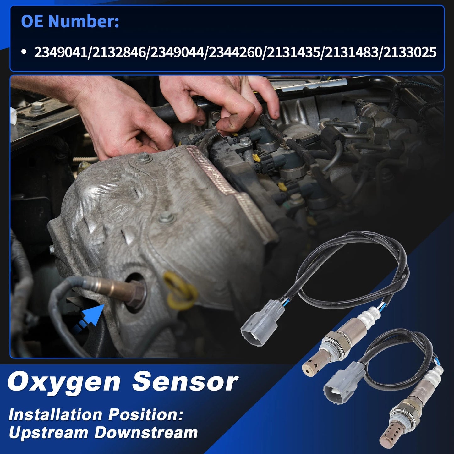 2 x Upstream/Downstream Oxygen Sensor for Toyota Camry (2003–2011)