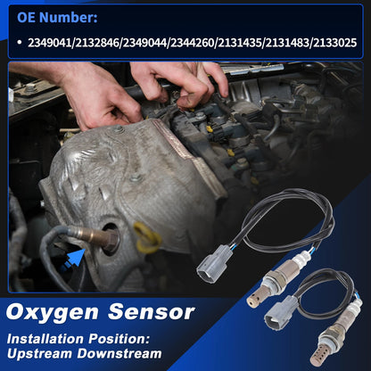2 x Upstream/Downstream Oxygen Sensor for Toyota Camry (2003–2011)