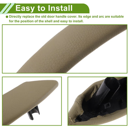 Beige Door Panel Handle Pull Trim Cover for BMW X5 (2008-2013)