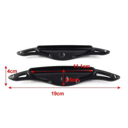 Red Steering Wheel Paddle Shifter Extensions for Hyundai i30 (2019-2023)
