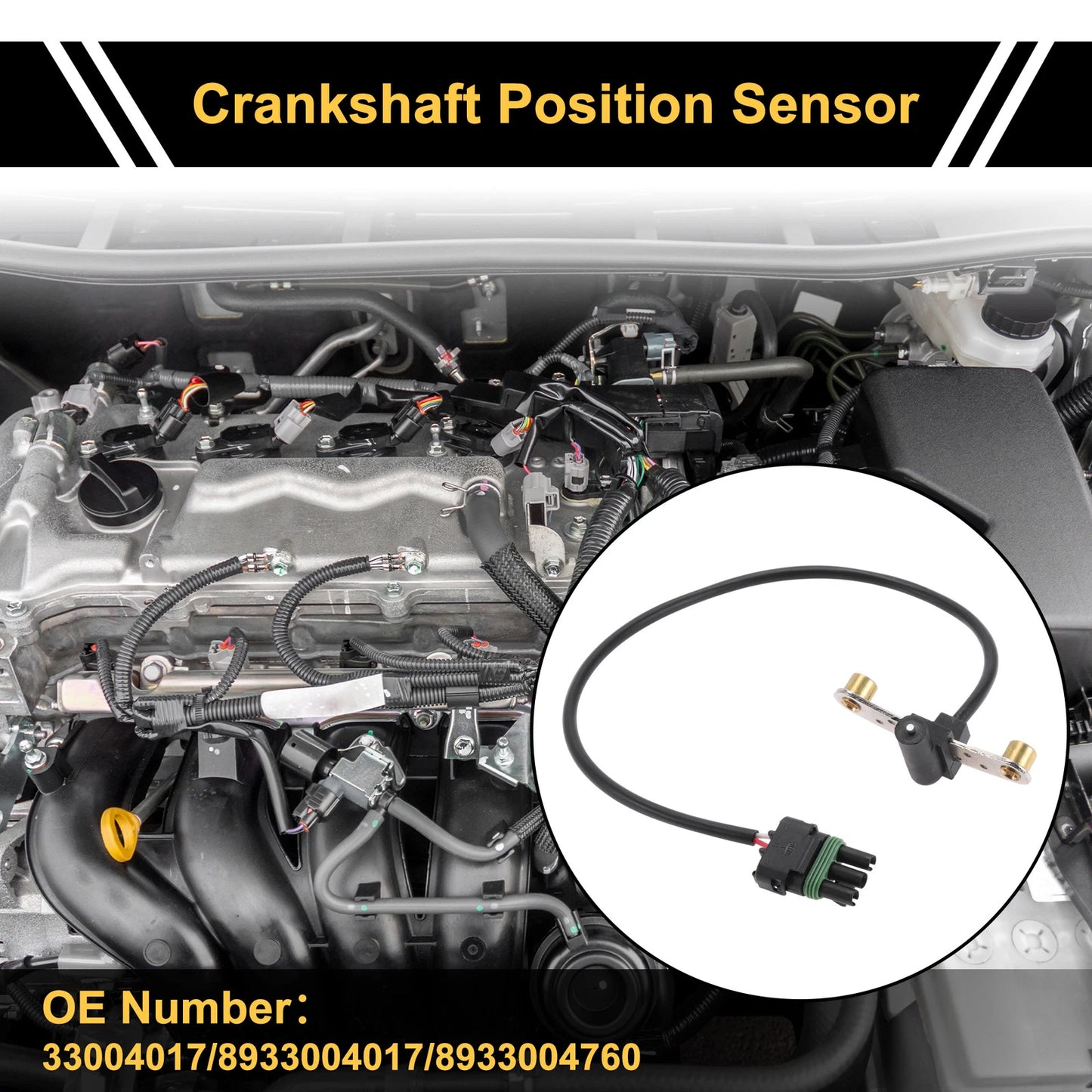 Crankshaft Position Sensor for Dodge Monaco 3.0L (1990 - 1991)