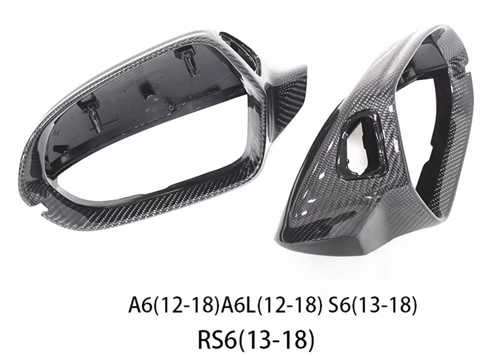 Carbon Fiber Mirror Covers for Audi A4 A5 S3 S4 S5 (2010-2016)