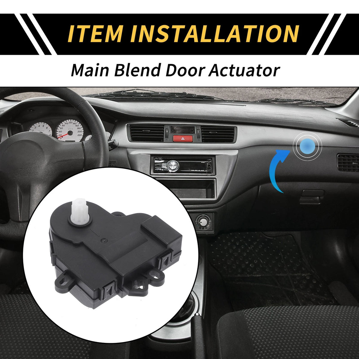HVAC Air Door Actuator for Ford F-250 (Mexico) 2008-2009