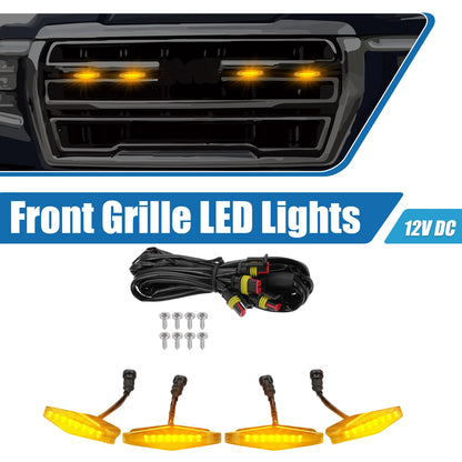 Grill LED Light Set for Toyota 4Runner TRD Pro (2014-2023) Amber