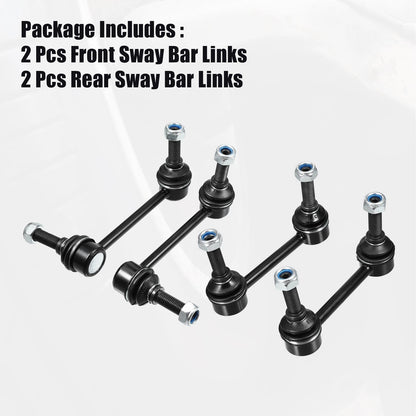 4 Pcs Front & Rear Sway Bar Links for Jeep Grand Cherokee