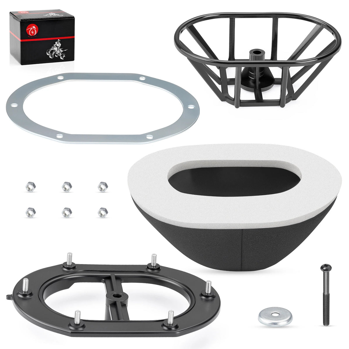 Yamaha Blaster 200 YFS200 Air Filter Cage Holder Intake Basket Kit (1988-2006)
