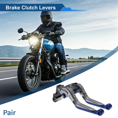 Brake Clutch Levers / Adjustable Short/Long for Kawasaki Versys 650 (2010–2023)