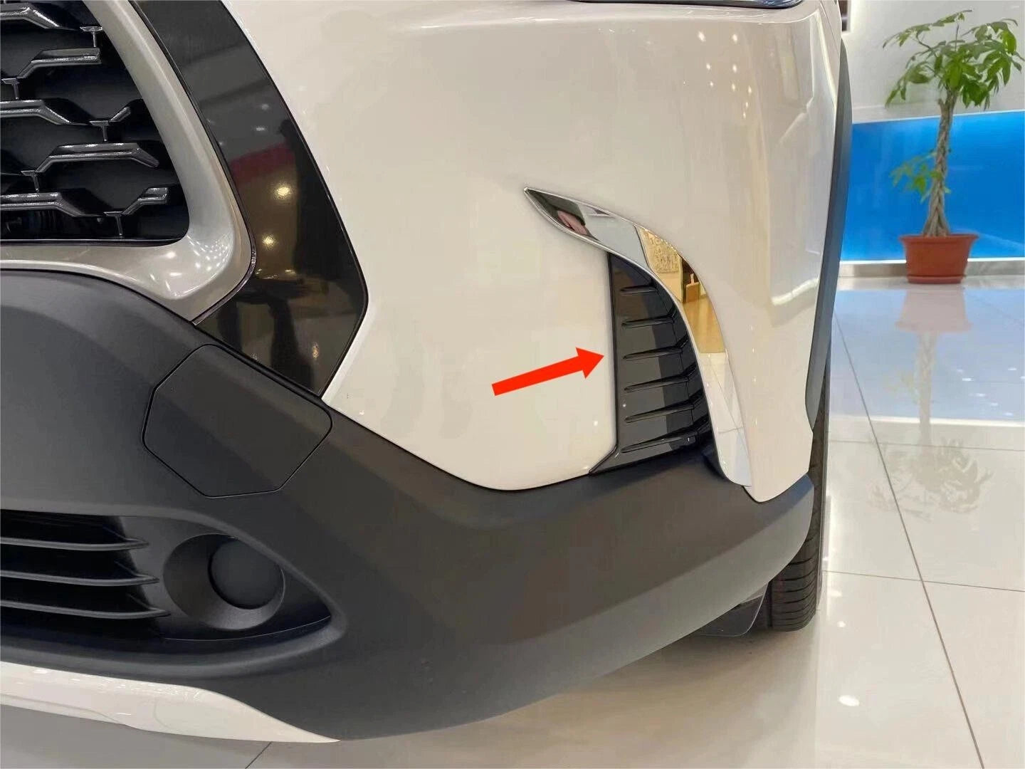 Front Fog Light Side Lid Cover Trim for Toyota Corolla Cross (2020-2023)