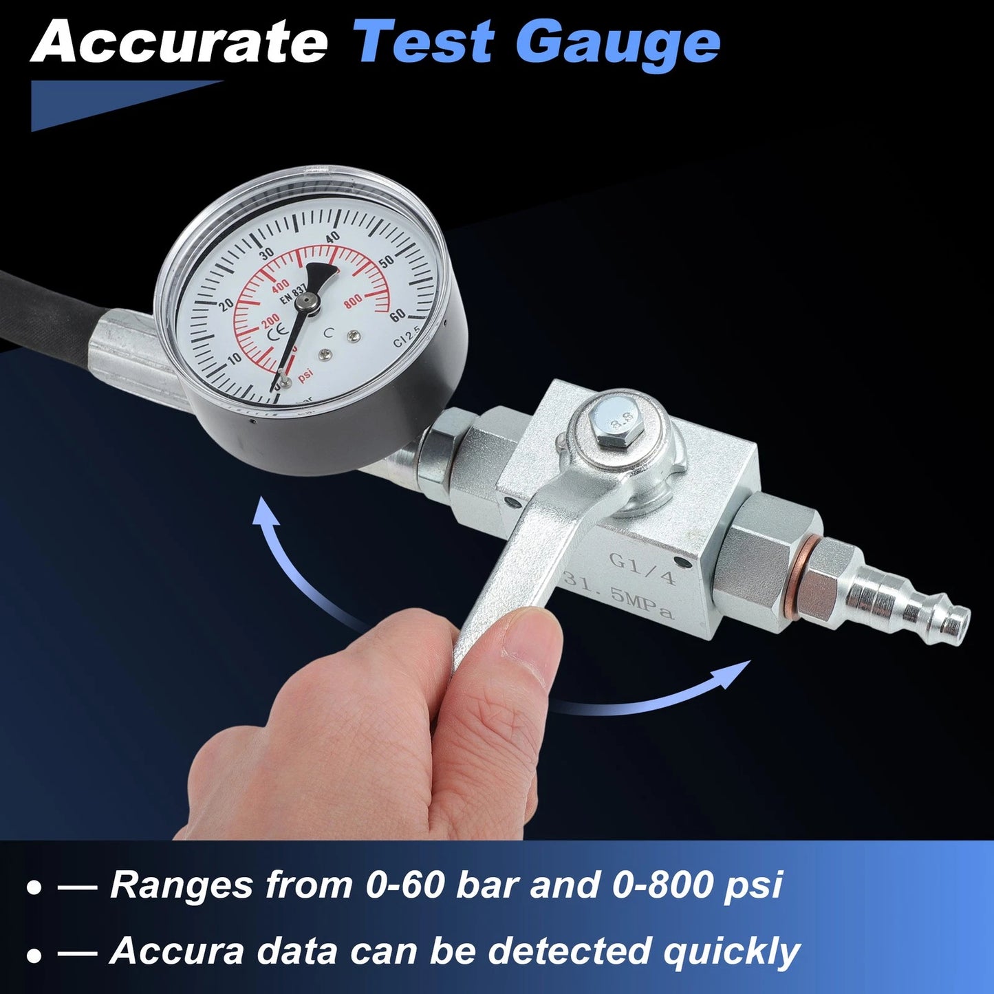 IPR Air Test Tool Kit for Ford Powerstroke 6.0L 7.3L Diesel Engines