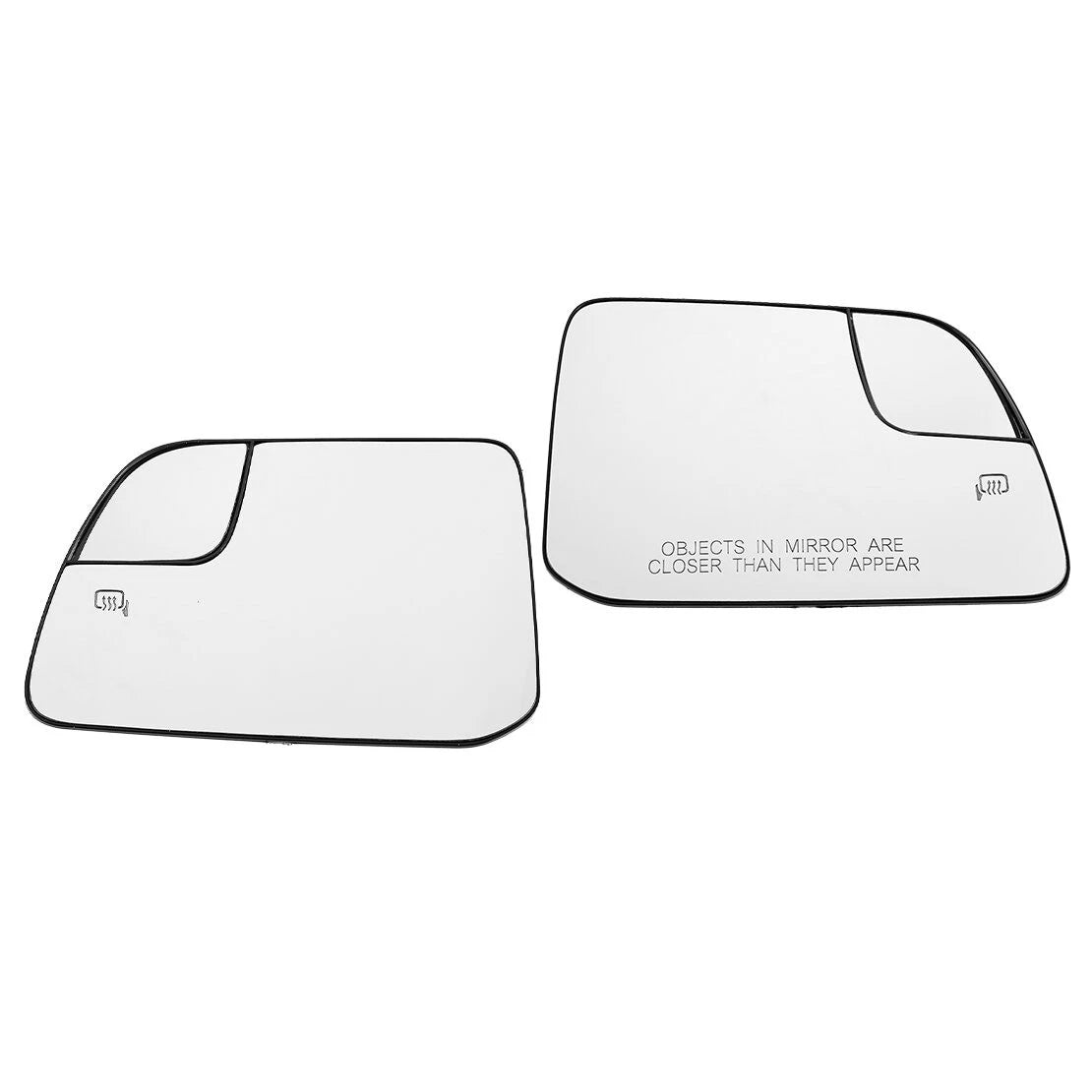 2 x Heated Exterior Mirror Glass for Ford Edge, Lincoln MKX (2011-2014)