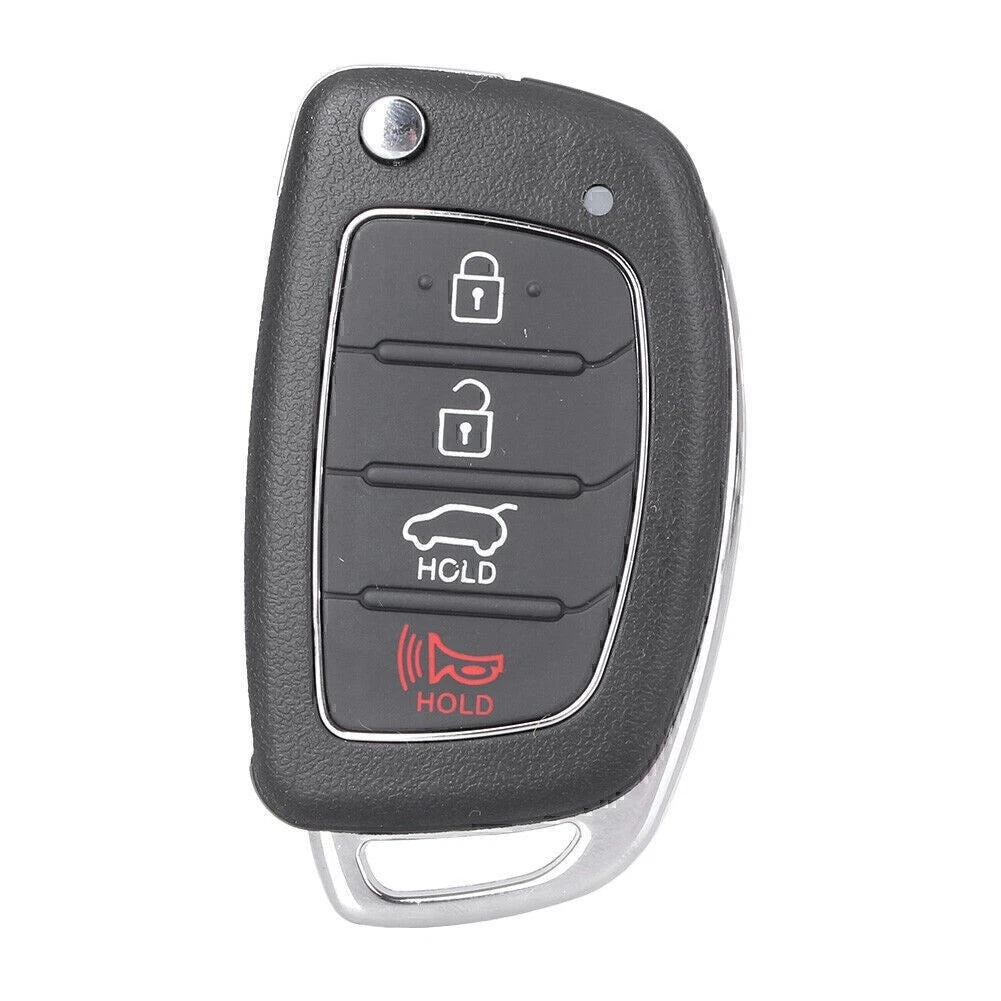 Remote Car Key Fob Shell Case 4 Buttons for Hyundai Santa Fe (2013-2014)