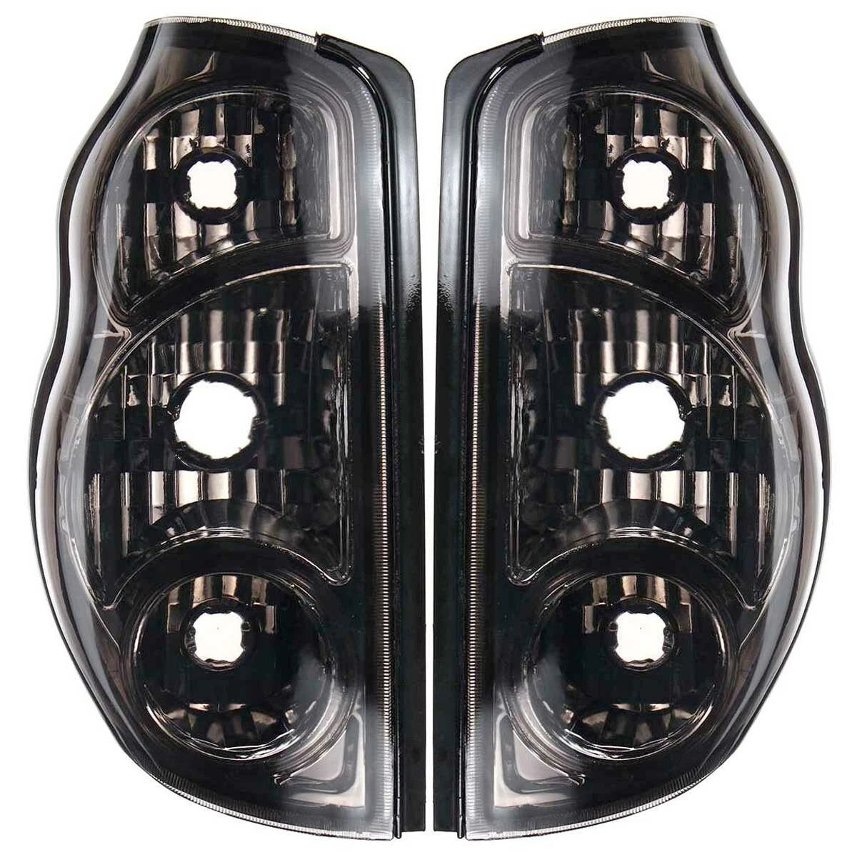 Smoke Lens Rear Tail Light Lamps for Mitsubishi Triton ML MN (2005-2014)