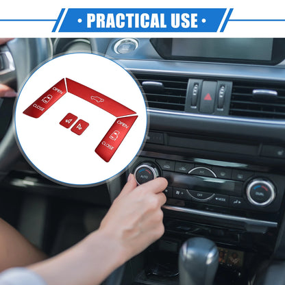 5 x Car Roof Trunk Slide Open Button Cover Trim for Toyota Sienna (2022–2023)