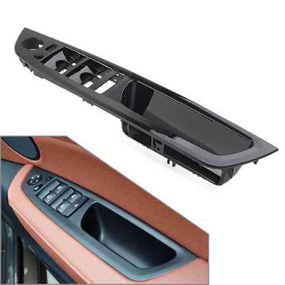 Black ABS Inner Door Handle Trim Cover for BMW X5 X6 E70 (2007-2013)