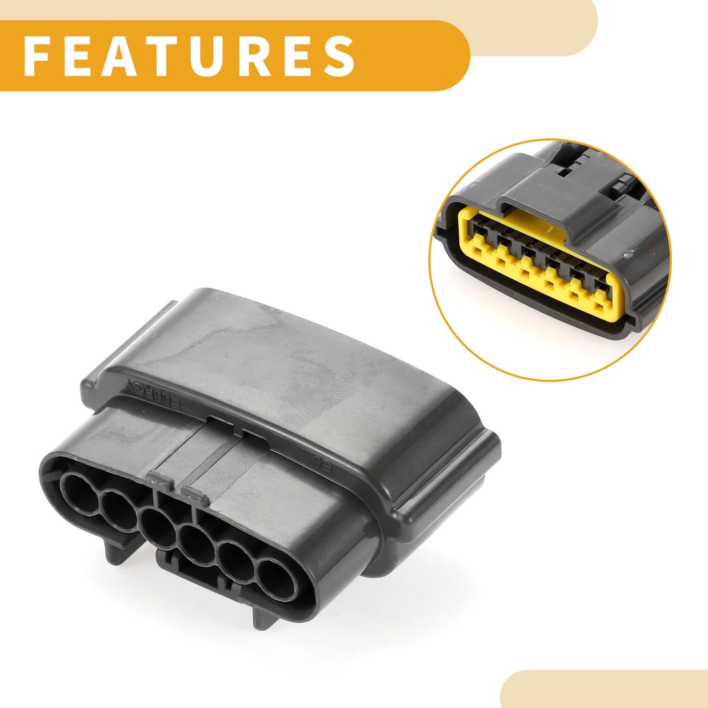 6 Pin Auto Wiring Harness Connector Plug for Nissan