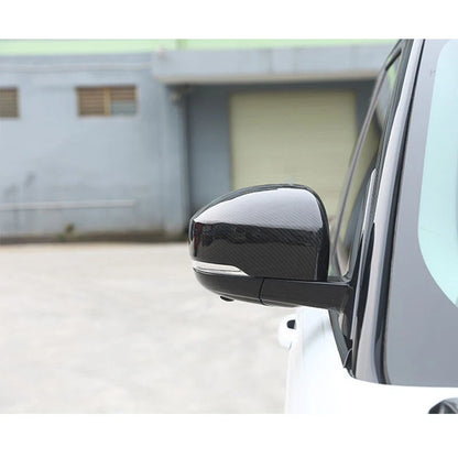 100%Carbon Fiber Stick-on Side Mirror Caps Trim For Range Rover/ Discovery 4/5
