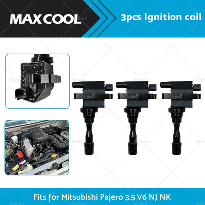 3 x Ignition Coils for Mitsubishi Pajero V6 3.5L (1993-1997)