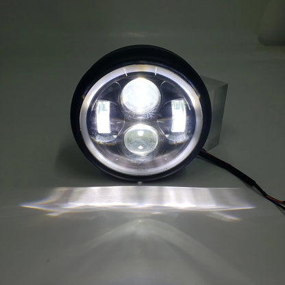 5.75" LED Round Headlight DRL for Harley Motorcycle
