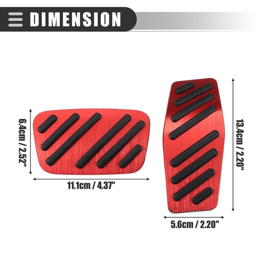 1 Set Brake and Accelerator Pedal Covers for Chevrolet Cruze (2009 - 2020)