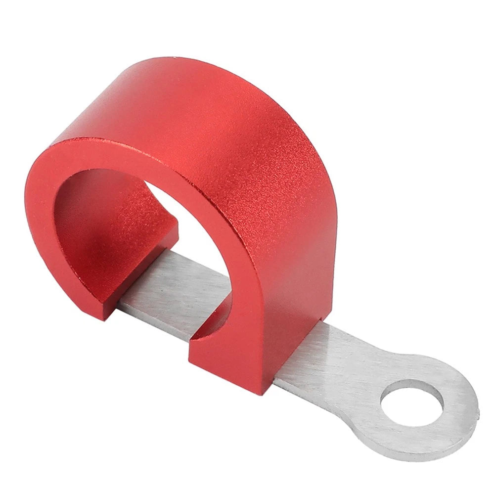 Red Front Brake Hose Guide Holder Clamp for Honda CRF150R CRF450RX (2007-2025)
