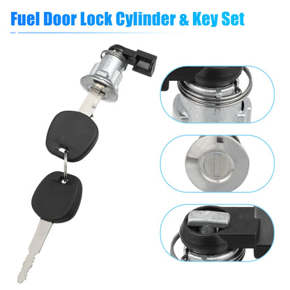 Fuel Door Lock Cylinder w/ Key for Toyota Tacoma Tundra (2005-2023)