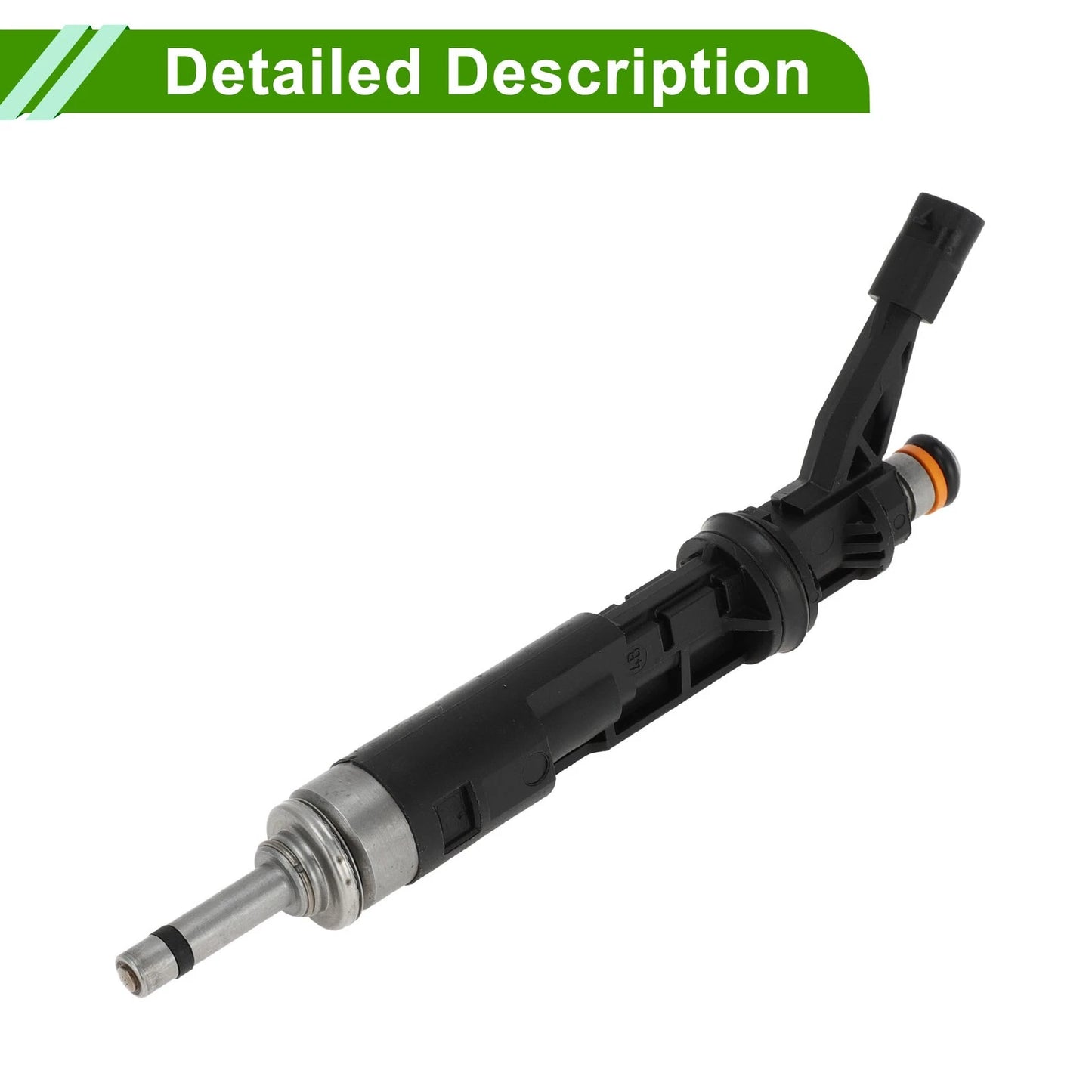 1 Pc Fuel Injector for Porsche 718 Boxster S 2.5L Black (2017-2019)