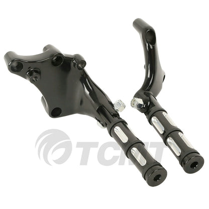 Passenger Footrest Footpeg Mount Bracket for Harley Sportster 883 1200 (14-22)