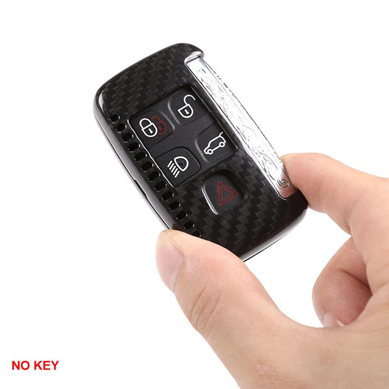 Carbon Fiber FOB Key Cover Remote Case fit for Range Rover Discovery Sport