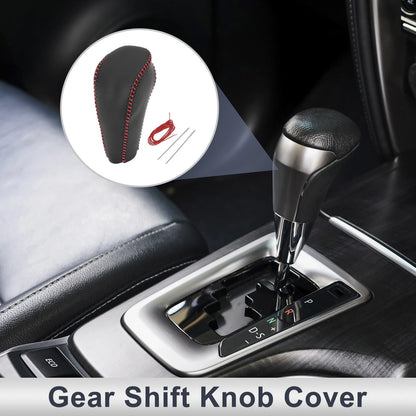 Gear Shift Knob Cover for Chevrolet Cruze (2011-2015) Black Red
