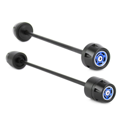 Fork Swingarm Crash Pads Axle Set Blue for Ducati Scrambler (2015-2023)