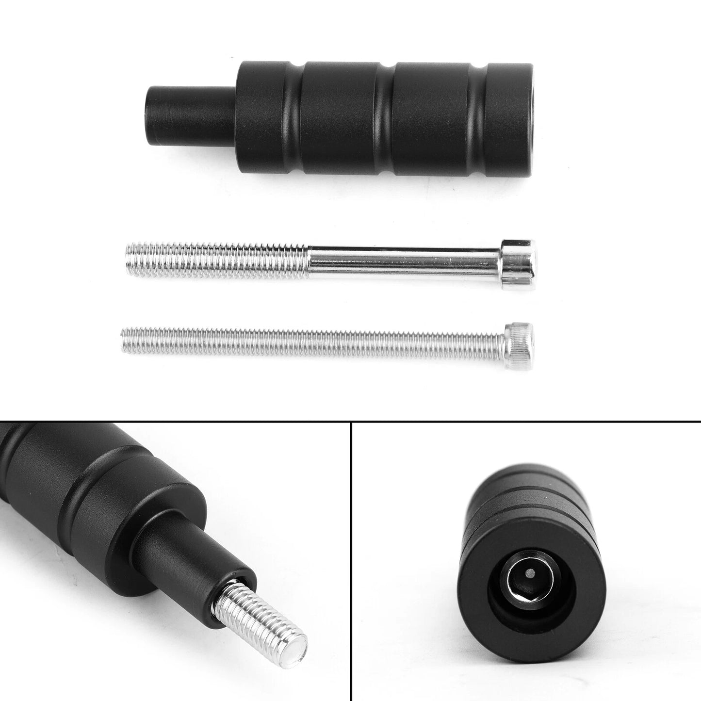 Fork Fender Lamp Holder for M6 M8 Motorcycle - Black