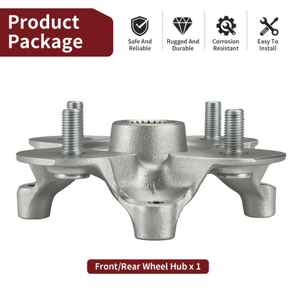 Front Rear Wheel Hub for Yamaha Kodiak 450/700 YFM450/YFM700 2016-2024