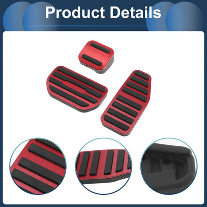 3 x Automatic Foot Accelerator Pedal Covers for Suzuki Swift (2004-2010)