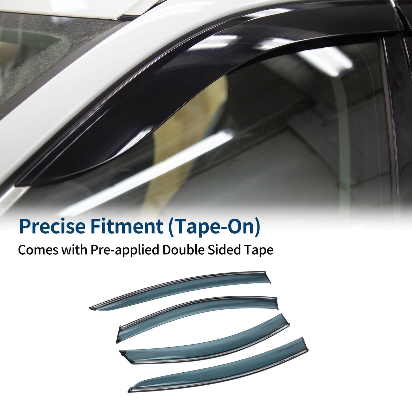 Window Deflectors for Chevrolet Cruze (2015-2019) Side Vent Visors