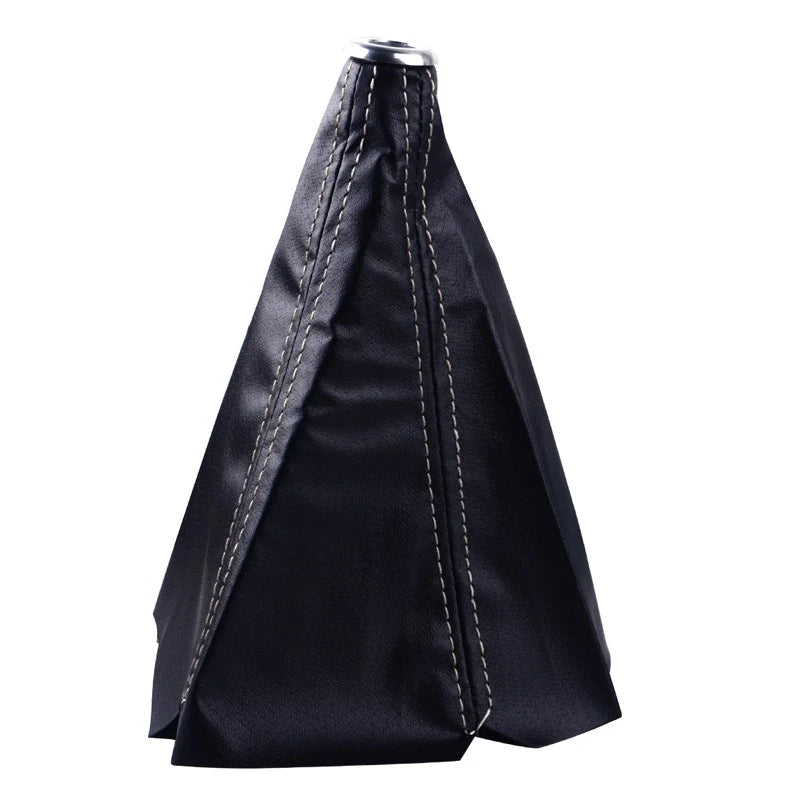 Black & White Gear Shift Knob Gaiter Cover for Car