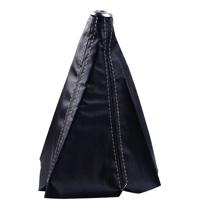 Black & White Gear Shift Knob Gaiter Cover for Car