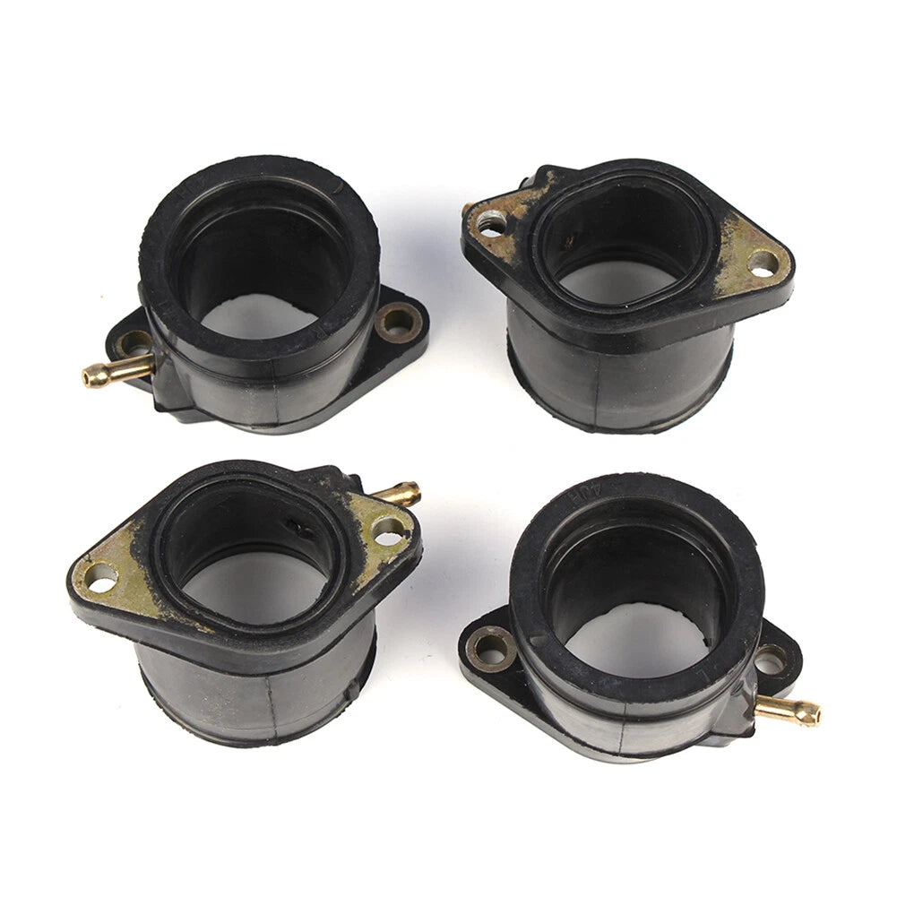 4X Rubber Carburetor Intake Manifold Boots for Yamaha YZF600R (1995-2007)