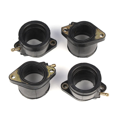 4X Rubber Carburetor Intake Manifold Boots for Yamaha YZF600R (1995-2007)