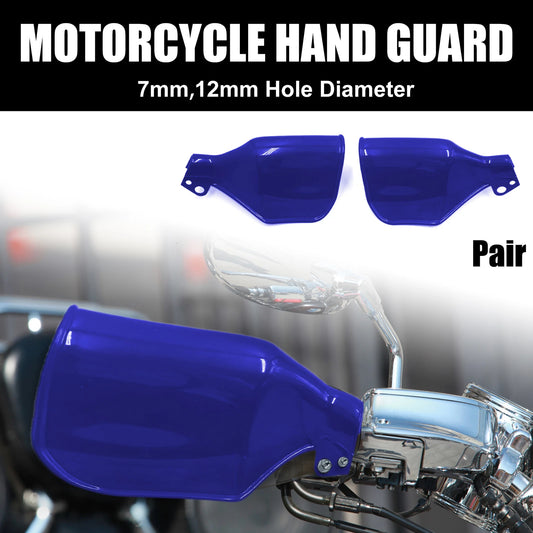 Pair Blue Plastic Handlebar Brush Bar Hand Guard Handguard for Yamaha