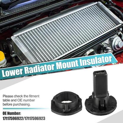 1 Set Upper Radiator Mount Bracket with Support Sleeve for BMW 228i