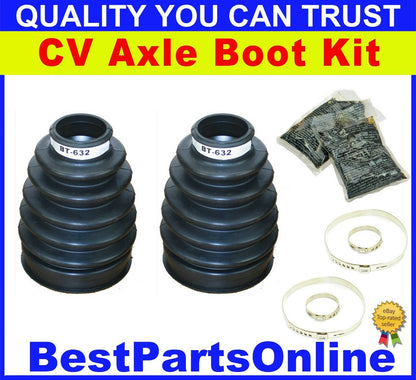 2 x CV Axle Boot Kit for Toyota Supra (1993–1998)