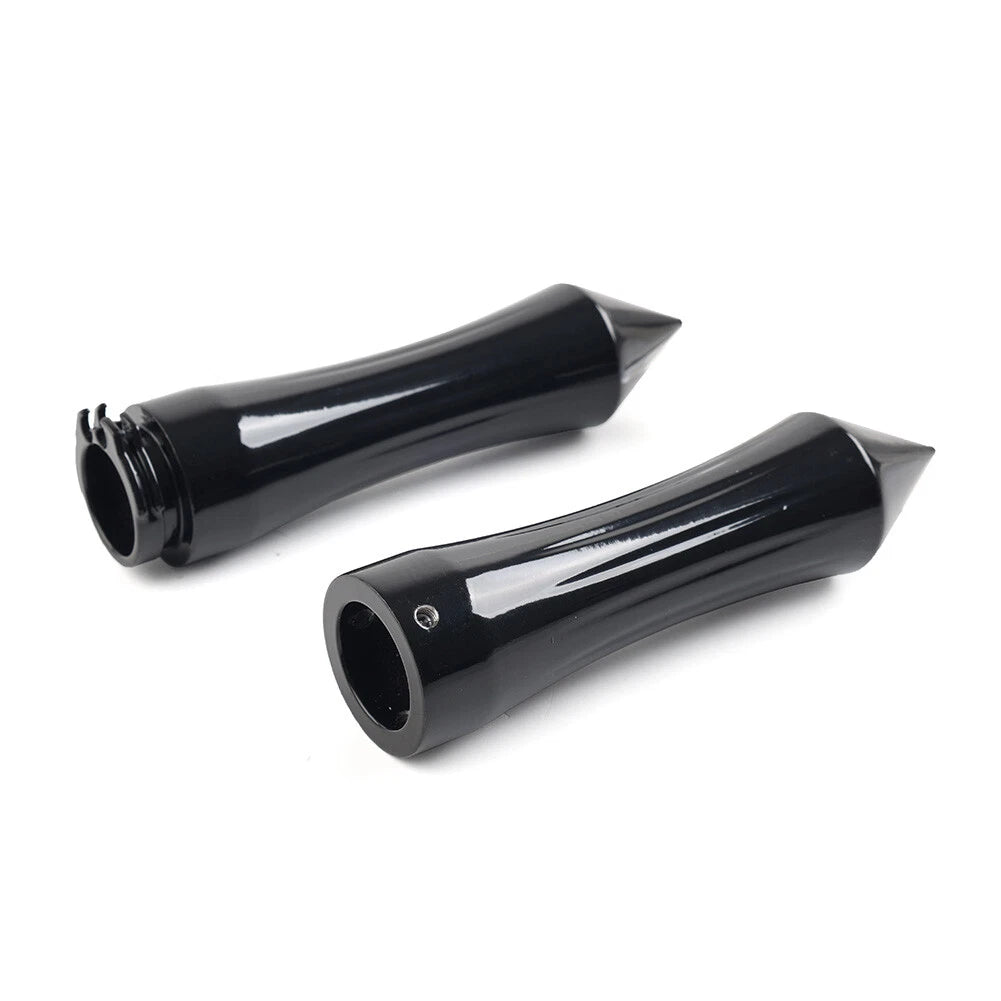 1" Motorcycle Spike Handlebar Grips for Harley & Kawasaki