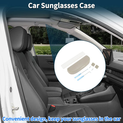 Sunglasses Case for Ford Kuga MK3 ST-Line (2020-2025) ABS Beige 1 Set
